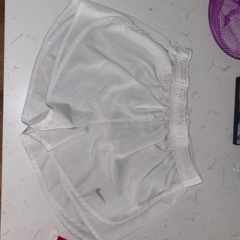 GUC white Nike shorts